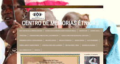 Desktop Screenshot of centromemoriasetnicas.org